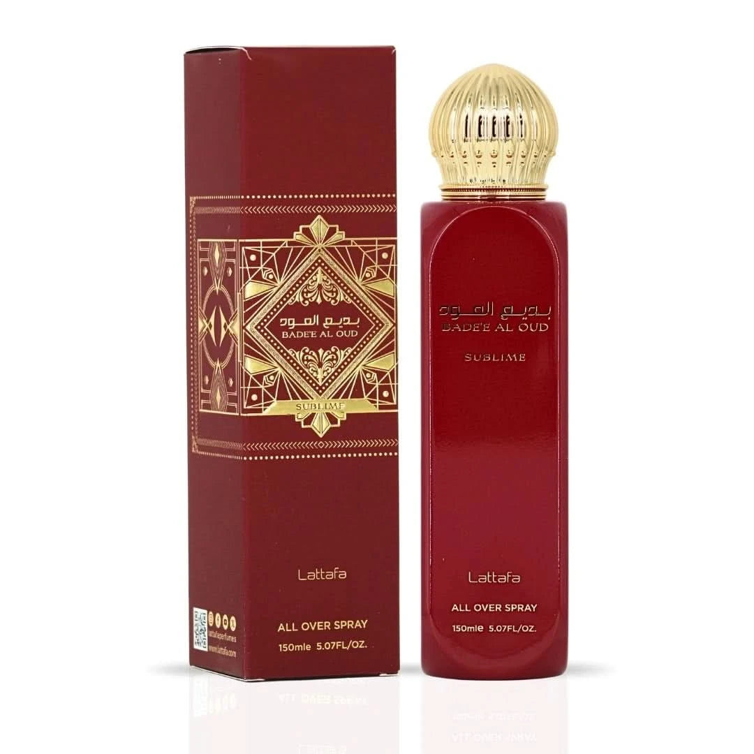 Bade'e Al Oud Sublime All Over Spray 150ml by Lattafa | Intense Oud