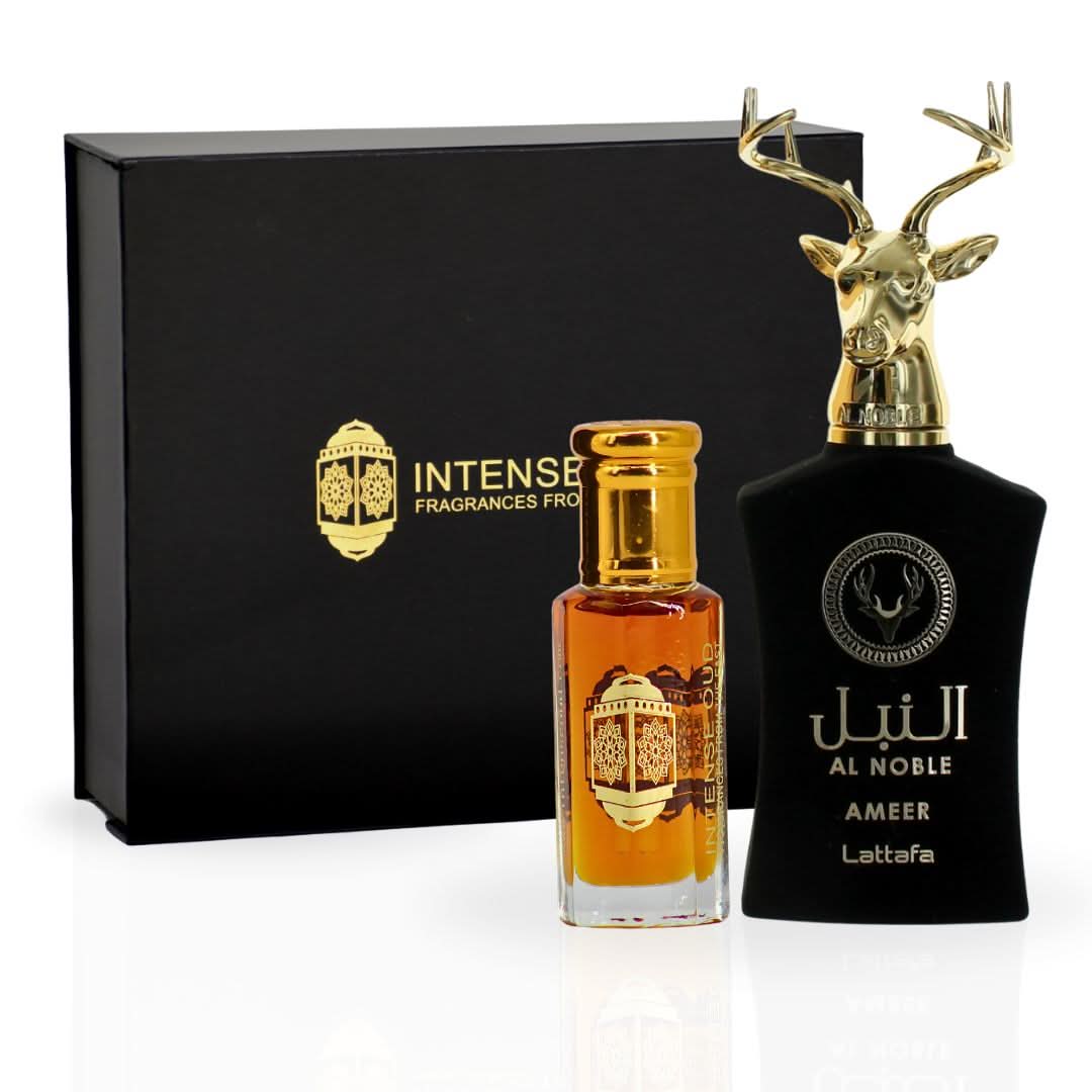 ラッタファアルノーブル アミールEDP100ml ALNOBLE AMEER Al Noble Ameer Eau de Parfum Spray 100ml & Perfume Oil | Intense Oud
