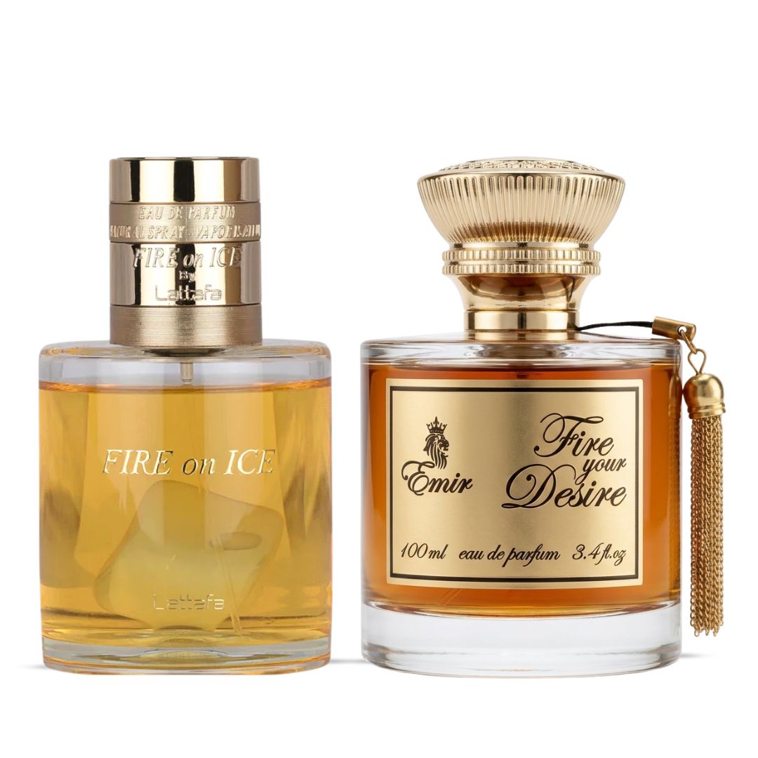 Fire On Ice 110ml by Lattafa & Fire Your Desire Emir Eau de Parfum