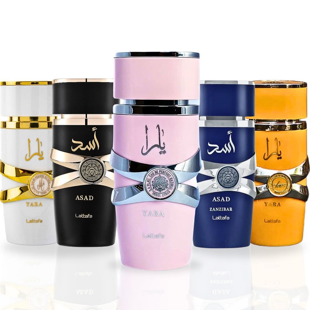 YARA BY LATTAFA 新品、(ドバイの香水) Yara, Yara Moi, Yara Tous, Asad & Asad Zanzibar Eau De | Intense Oud