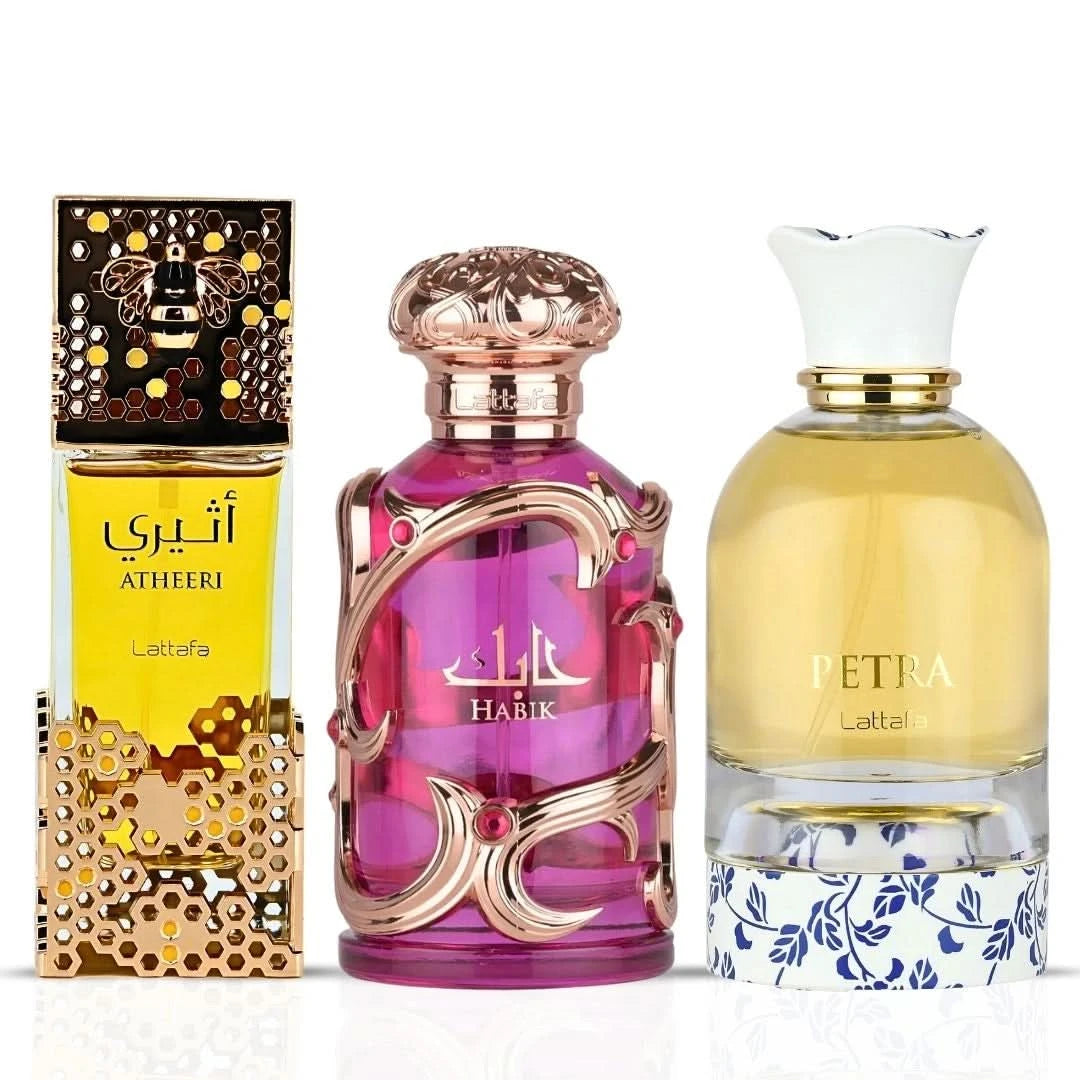 Atheeri, Habik for Women & Petra Eau de Parfum Sprays | Intense Oud