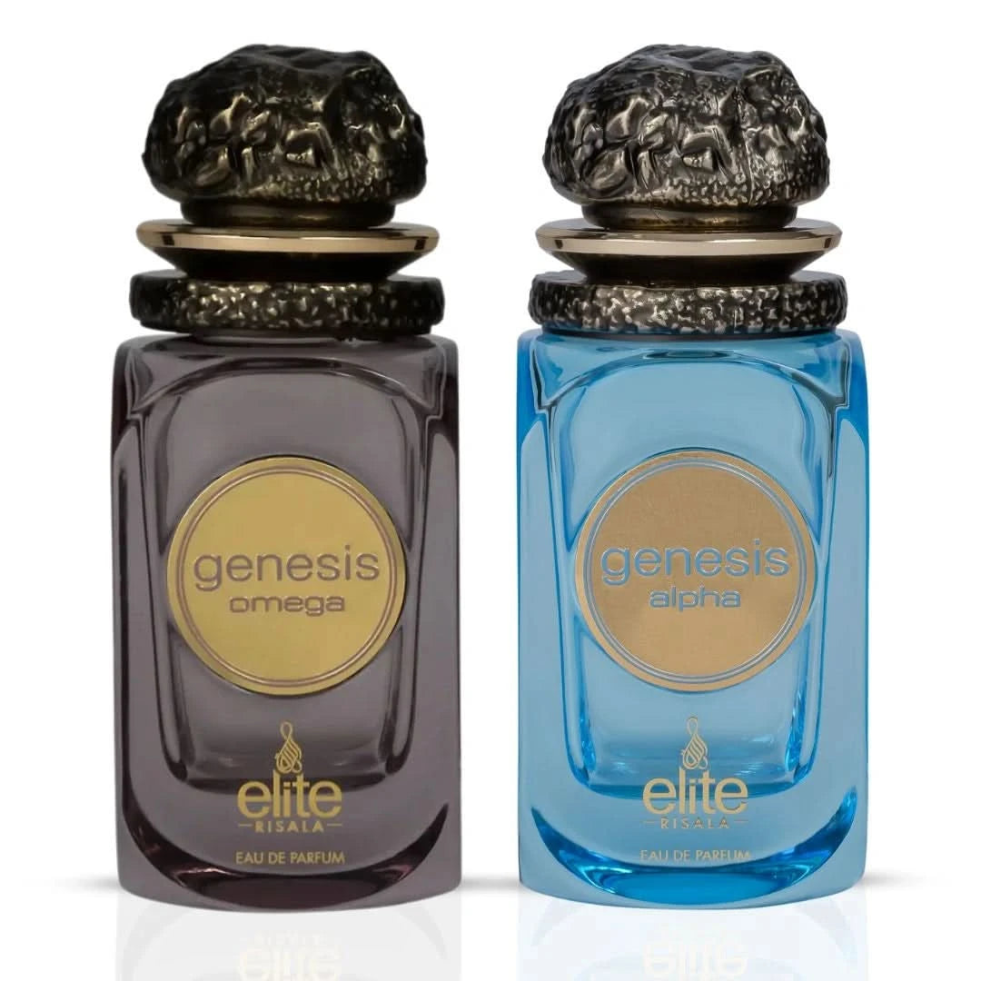 Genesis Omega & Genesis Alpha Eau de Parfum Sprays 100ml (3.4 oz