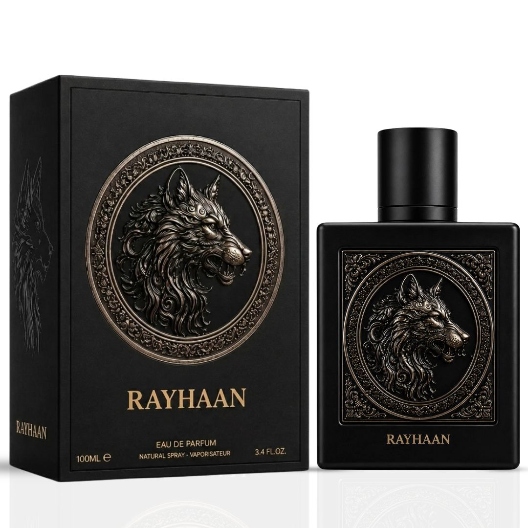 Rayhaan Wolf Eau de Parfum Spray 100ml – Aromatic Spice | Intense Oud