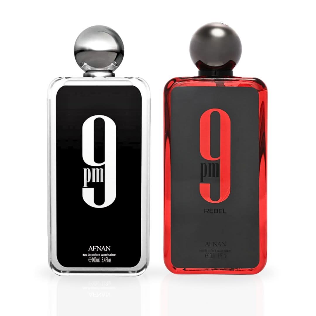 9PM & 9PM Rebel Eau de Parfum Sprays 100ml (3.4 oz) by Afnan
