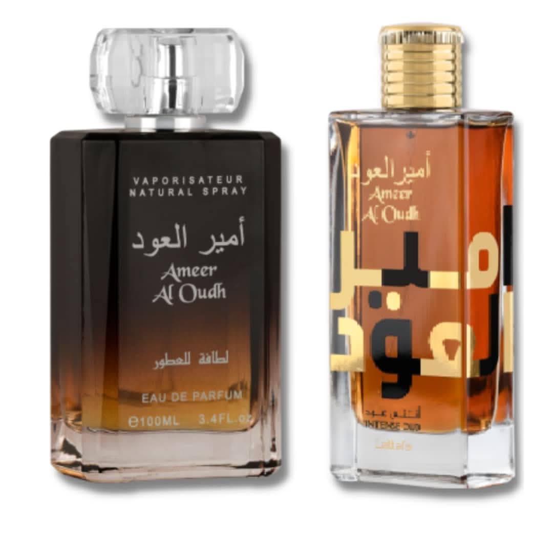 Ameer al Oudh & Ameer Al oudh intense oud EDP-100ML-3.4Oz By Lattafa