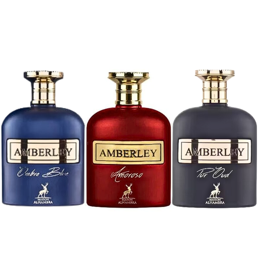 Amberley Pur Oud, Amberley Amoroso & Amberley Ombre Blue | Intense Oud