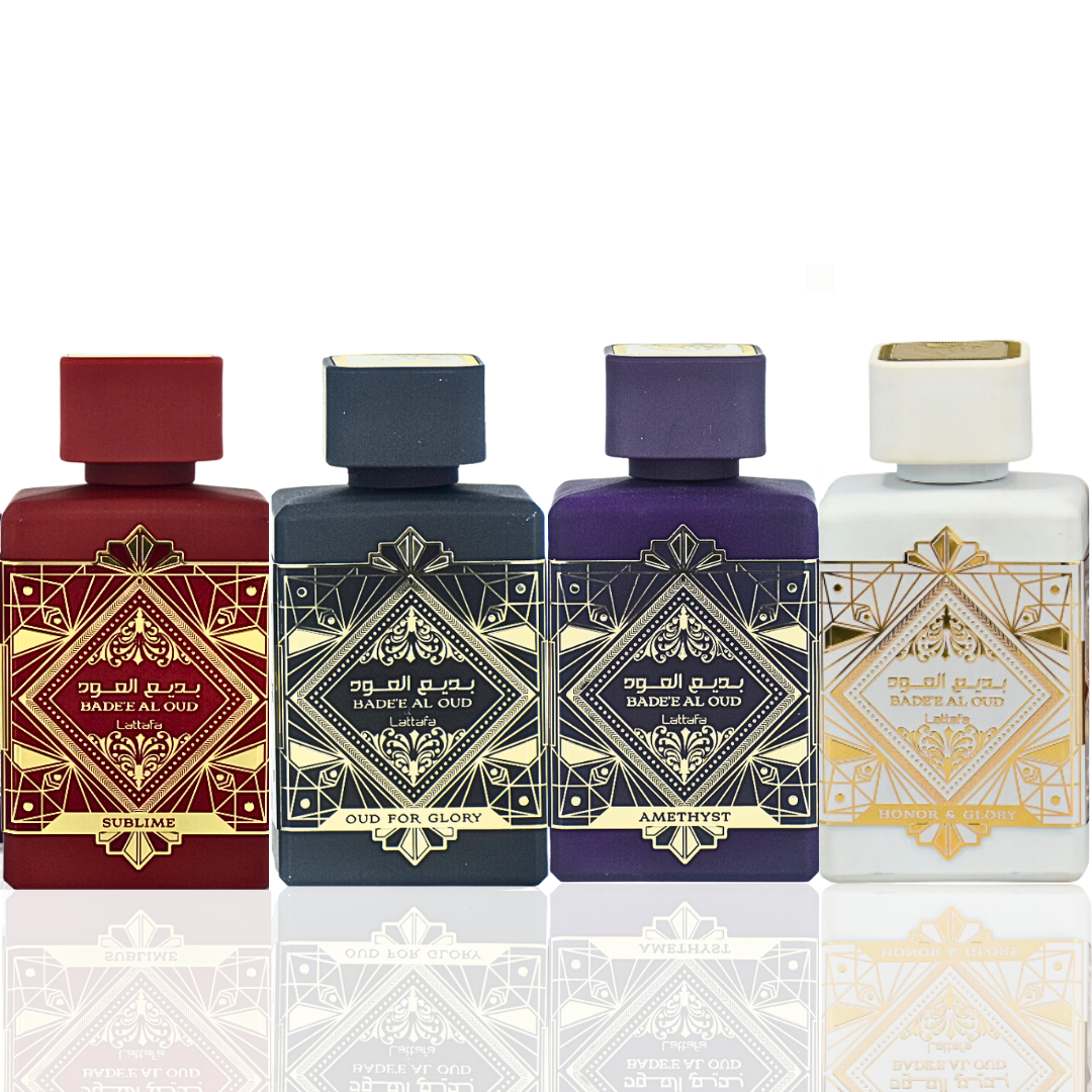 Bade'e Al Oud for Glory, Amethyst, Sublime & Honor & | Intense Oud