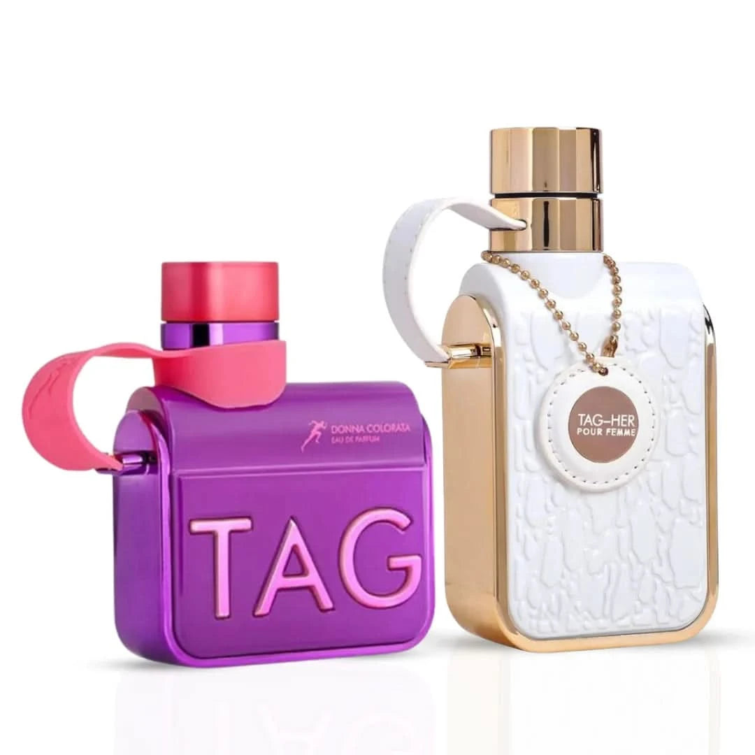 Tag Donna Colorata & Tag Her Eau De Parfum Sprays 100ml (3.4 oz