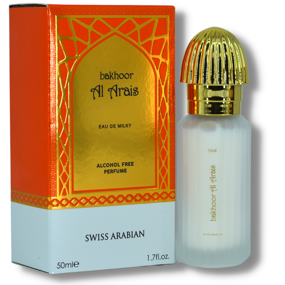 Bakhoor Al Arais Eau De Milky Spray - 50 ML (1.7 oz) by Swiss Arabian